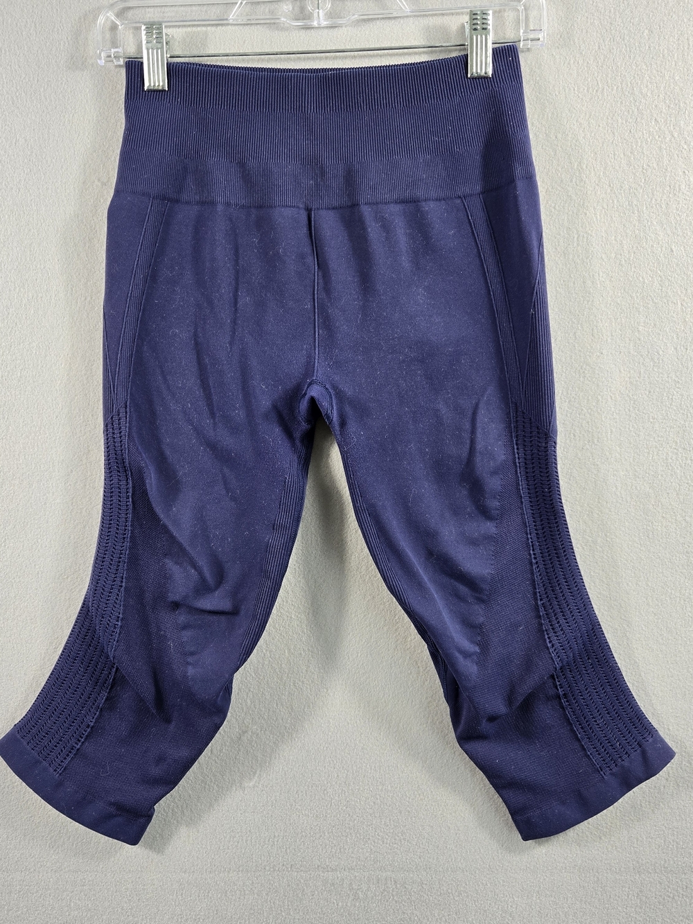 Lululemon Flow and Go Crop Seamless Leggings Navy Blue - Size 4
